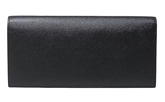 【＊＊＊＊】PRADA サフィアーノレザー 長財布　ブラック プラダ 長財布 財布 レディース サフィアーノ メタル ブラック